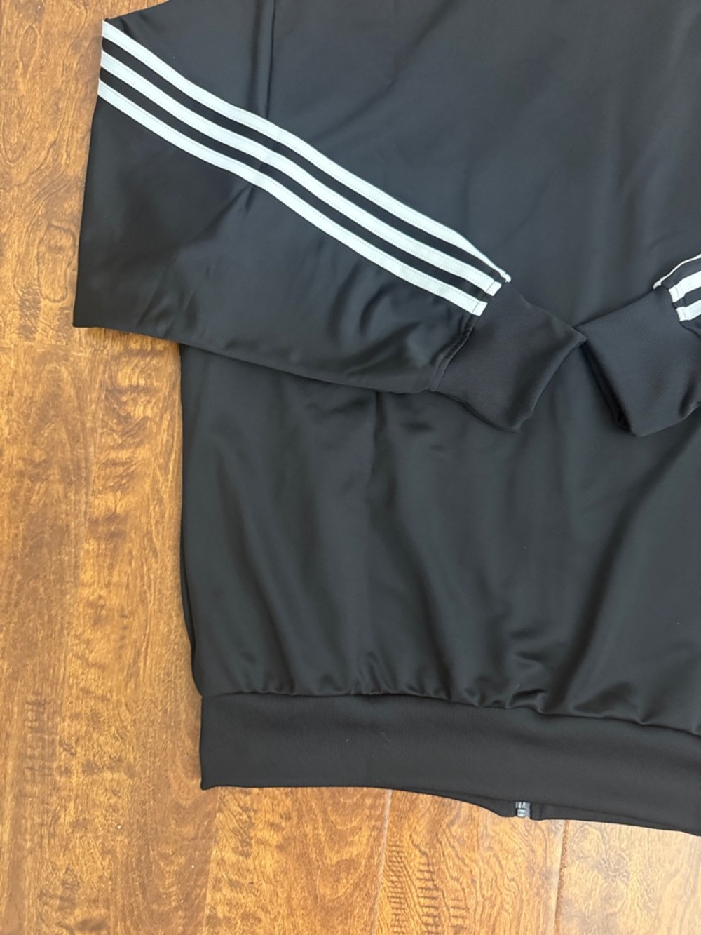 adidas Originals Women’s Black Track Jacket with White Stripes and Trefoil - Picture 16 of 16